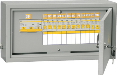 Щит освещения 210х410х120мм, IP31 / светло-серый IEK ОЩВ-3-63-12-0 36 IEK ОЩВ MSM10-3N-12-31