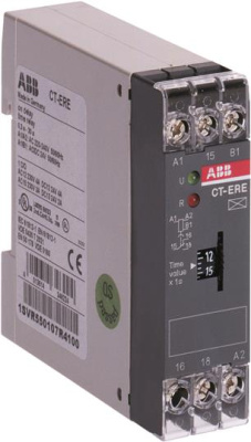 Реле времени 24V AC/DC 220-240V AC 1ПК задержка включения 3-300с ABB CT-ERE ABB CT-E 1SVR550107R2100