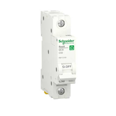 Автоматический выключатель 1P 50А (C) 6kA Schneider Electric Resi9 R9F12150