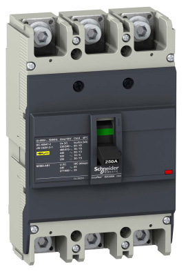 Автоматический выключатель 3P 160A 18kA Schneider Electric EasyPact EZC Schneider Electric EasyPact EZC EZC250F3160