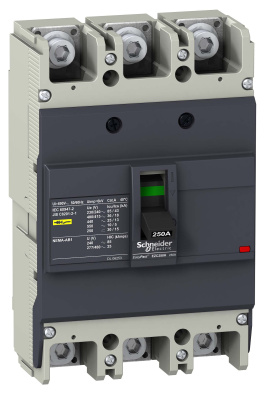 Автоматический выключатель 3P 125A 36kA Schneider Electric EasyPact EZC Schneider Electric EasyPact EZC EZC250H3125