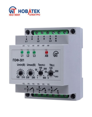 Новатек-Электро ПЭФ-301 Переключатель фаз Новатек-Электро  3425601301