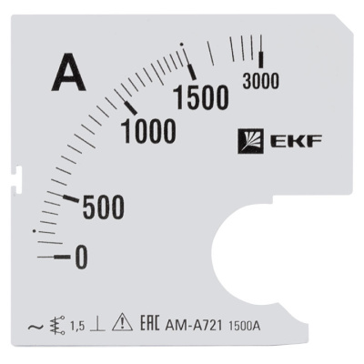 Шкала сменная для A721 1500/5A-1,5 EKF PROxima EKF  s-a721-1500