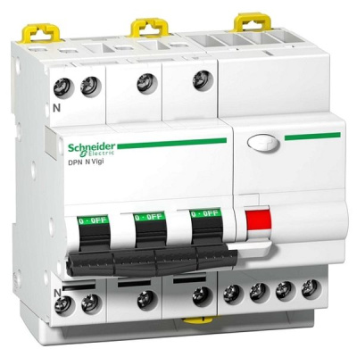 Дифференциальный автомат DPN N Vigi 4П 6kA 13A C 30mA Asi Schneider Electric Schneider Electric  A9D33713