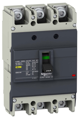 Автоматический выключатель 3P 100A 25kA Schneider Electric EasyPact EZC Schneider Electric EasyPact EZC EZC250N3100