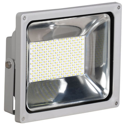 Прожектор LED SMD 237х287х143мм 100W 6500K 7600Lm угол луча 100°С IP65 Серый IEK СДО04-100 IEK СДО LPDO401-100-K03