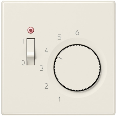 Накладка термостата комнатного с выключателем Jung Слоновая кость Jung LS серия LSTR231PL
