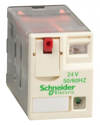 Реле 4 co светодиод 24В AC Schneider Electric Schneider Electric  RXM4AB2B7