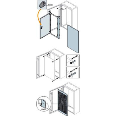 Плата монтажная перфорированная 600х400мм ABB SR2 ABB SR2 TQ6040