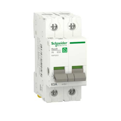 Выключатель нагрузки (мод. рубильник) 63А 2P Schneider Electric Resi9 Schneider Electric Resi9 R9PS263