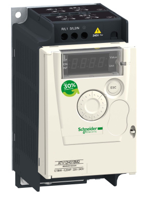 Преобразователь частоты 0.18КВТ 240В 1Ф Schneider Electric ATV12 Schneider Electric  ATV12H018M2