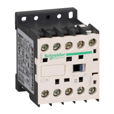 Контактор 380V 16A, 3НО / доп.конт. 1НО, катушка 220V~ 50/60Гц Schneider Electric TeSys K Schneider Electric TeSys K LC1K1610M7