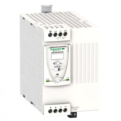 Блок питания 24В/10А 1-фазный ~100..120В И ~200..500В/24В 10A Schneider Electric  ABL8RPS24100