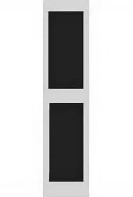 Цоколь для скрытой установки вертикальный 2 мод ABB NIE Zenit Белый N2671.2 BL ABB Zenit 2CLA267120N1101