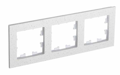 Рамка 3-постовая мрамор Schneider Electric AtlasDesign Nature Крем Роял Schneider Electric AtlasDesign Nature ATN343103