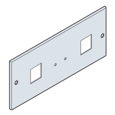 Панель модульная с 2 окнами 72x72мм для установки измерительных приборов 200x800мм ABB IS2 ABB IS2 EH3272K