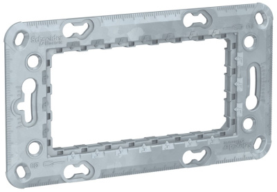 Суппорт Zamak 4 модуля Schneider Electric Unica New Modular Schneider Electric Unica New Modular NU7104